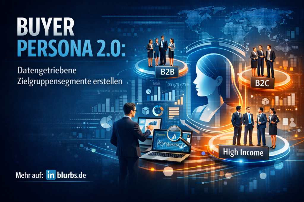 datengetriebene buyer persona, zielgruppensegmente erstellen, personas datenquellen integrieren, segmentierung datenbasierte modelle, personas void targeting, customer data platform, zielgruppensegmentierung praxis, JTBD segments analysieren, datenschutz persona governance, messaging segments optimieren