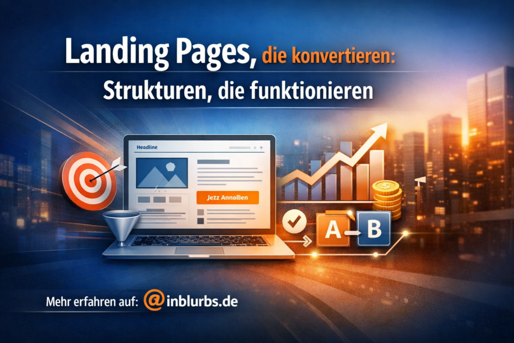 Landing Page Conversion optimieren, Konversionsfokussierte Landing Pages, Effektive Landing Page Struktur, Lead-Gen Landing Page Tipps, Landing Page A/B-Testing Strategien, Vertrauen Gewinn Landing Page, CTA-Optimierung Landing Page, Copywriting Landing Page Erfolgsformel, Design UX Landing Page, Landing Page Performance Kennzahlen