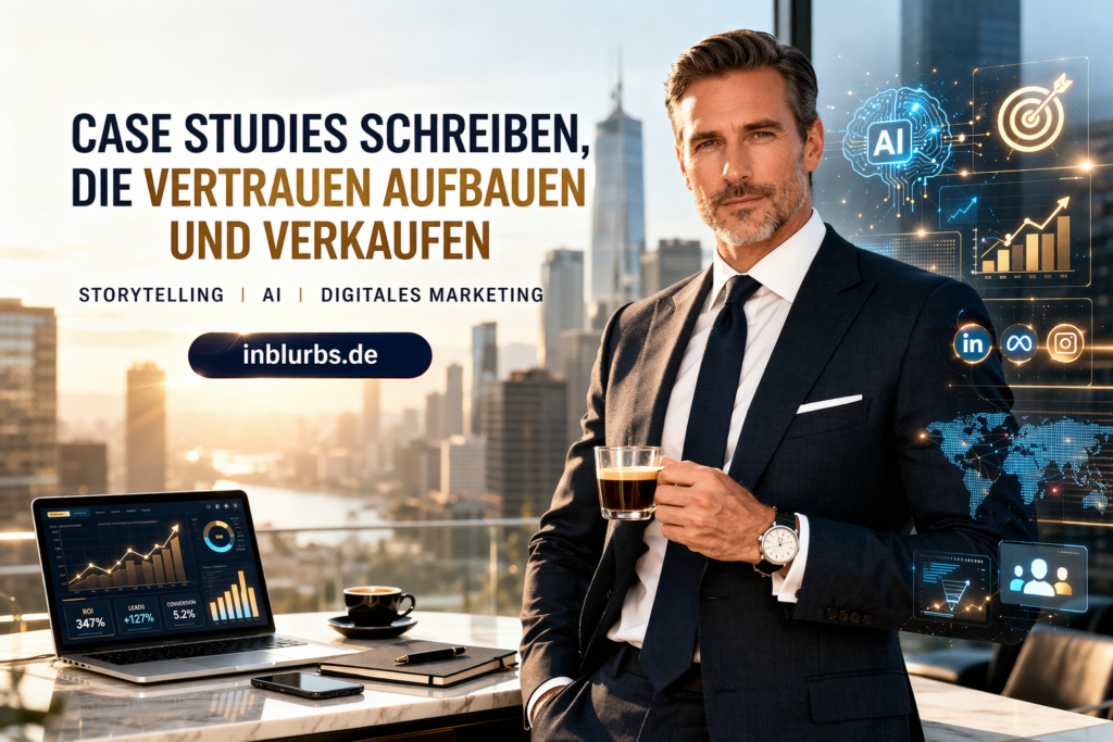 Case Studies Vertrauen, Case Studies verkaufen, Kundenreferenz Fallstudie, Vertrauensfördernde Fallstudien, Verkaufsstarke Case Studies, Case Study Strukturierung, Erfolgsbeispiele Kundenreferenz, Case Study Templates, Targeted Case Studies, Case Studies Inhalte, inblurbs inbound marketing