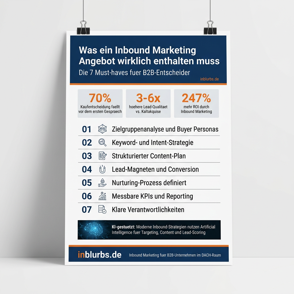 infografik Leads generieren B2B, Kunden gewinnen online, Inbound Marketing Strategie, B2B Marketing Agentur, Content Marketing DACH, Leadgenerierung ohne Kaltakquise, Inbound Marketing Beratung, B2B Leads kaufen, Marketing Agentur Mittelstand, Inbound Marketing Angebot, inblurbs inbound marketing