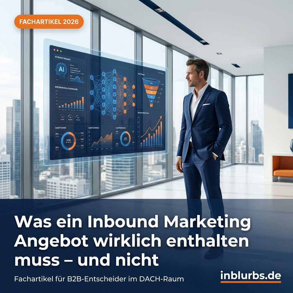 Leads generieren B2B, Kunden gewinnen online, Inbound Marketing Strategie, B2B Marketing Agentur, Content Marketing DACH, Leadgenerierung ohne Kaltakquise, Inbound Marketing Beratung, B2B Leads kaufen, Marketing Agentur Mittelstand, Inbound Marketing Angebot, inblurbs inbound marketing